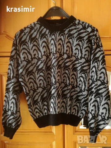 Нов плетен детски пуловер за 9-10 г момче