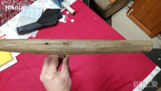 Дърводелски свредел от ковано желязо - ретро инструмент, маткап, снимка 3 - Антикварни и старинни предмети - 35615767