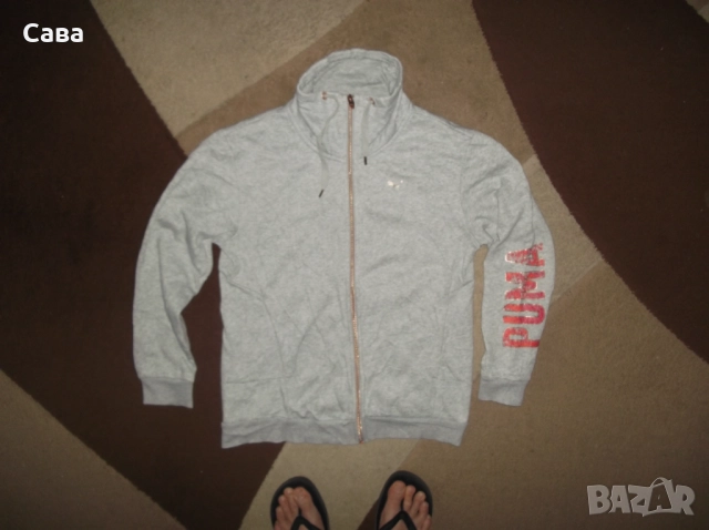 Ватирано горнище PUMA  дамско,Л-ХЛ, снимка 2 - Спортни екипи - 52181444