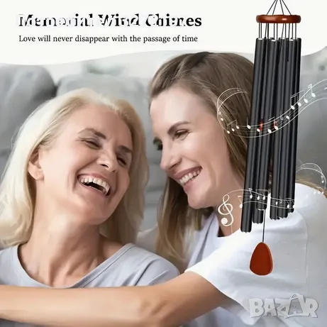 Големи Вятърни Камбанки - Античен Стил, Тръби от Алуминиева Сплав , снимка 3 - Декорация за дома - 49765113