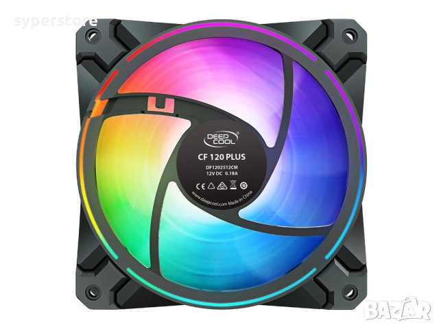 К-кт вентилатори за компютър 3бр. 120x120x26.5mm DeepCool DP-F12-AR-CF120P-3P 1800RPM ARGB, снимка 3 - Други - 40254531