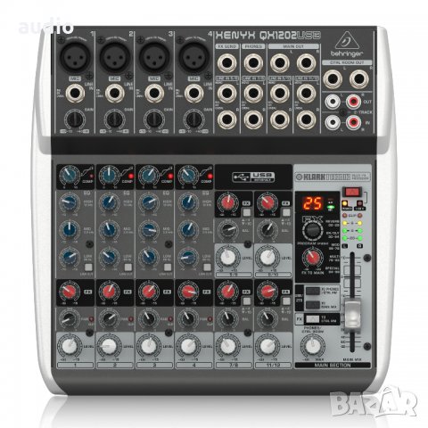 Миксер Behringer Xenyx QX 1202 USB, снимка 1 - Ресийвъри, усилватели, смесителни пултове - 25462169