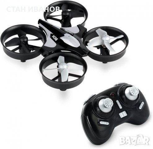 Mини дрон H36 Mini RC, 3D акробатика, 4 резервни перки, Сив, снимка 8 - Дронове и аксесоари - 32877761