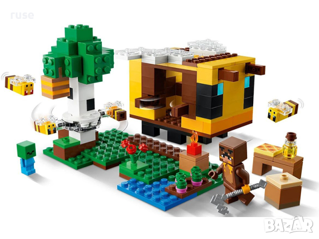 НОВИ! LEGO® Minecraft™ 21241 Къщата на пчелите, снимка 3 - Конструктори - 44875185
