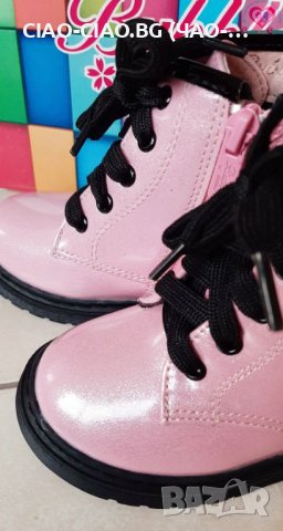 №23-№30, -% НАМАЛЕНИ -% Детски Боти за момиче, Розови и Сини с Брокат на Бабъл Кидс, снимка 4 - Бебешки боти и ботуши - 38088598