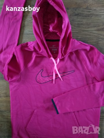 Nike Women's All Time Graphic 3 Training Hoodie - страхотно дамско горнище КАТО НОВО, снимка 3 - Спортни екипи - 37891824
