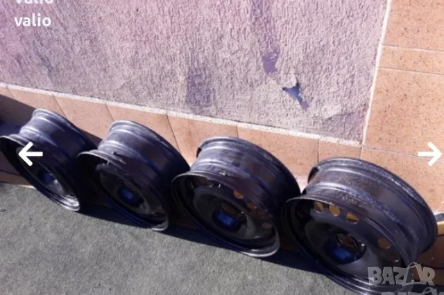 4бр железни 5/110/15, снимка 2 - Гуми и джанти - 49318798