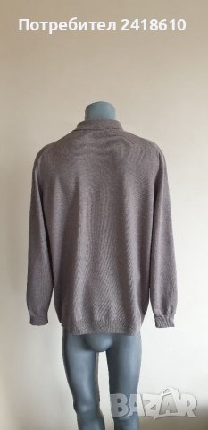 Hugo Boss Bono Polo Virgin Wool Finest Italian Yarn  Mens Size 2XL НОВО! ОРИГИНАЛ! Мъжки Тънък Пулов, снимка 13 - Пуловери - 39241981