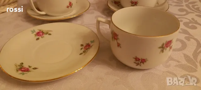 Vintage. Нови. Немски двоен сет чашка и чинийка за кафе, чай. , снимка 5 - Антикварни и старинни предмети - 49498363