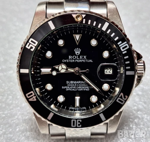 ПОРЪЧАН! Мъжки Часовник ROLEX Automatic OYSTER PERPETUAL SUBMARINER , снимка 1