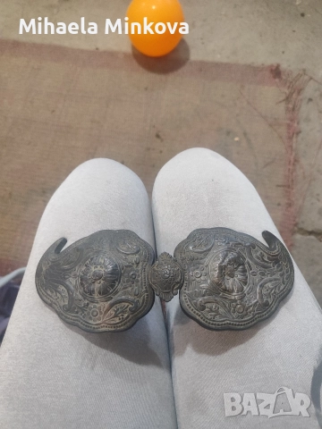 сребърни пафти