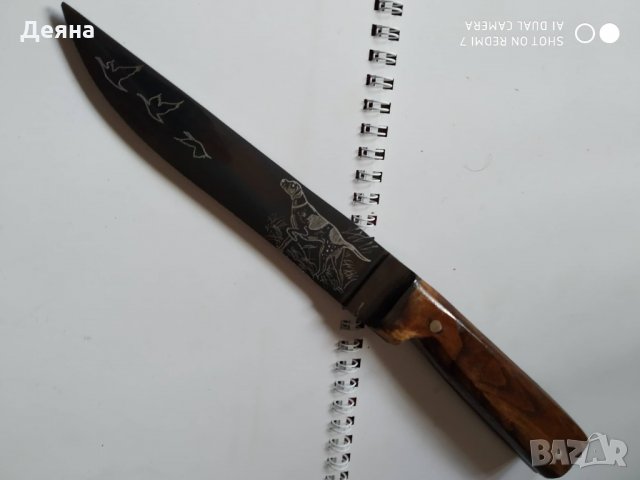 № 39 Гравиран ловен нож, снимка 5 - Ножове - 27538036