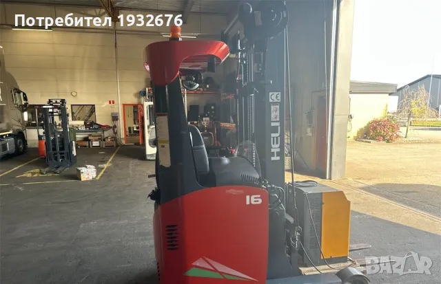 Reach Truck /Електрокар/Мотокар/ Heli CQD16 -Топ състояние, Като НОВ, снимка 2 - Индустриална техника - 47852404