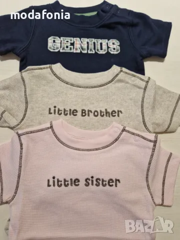 Бебешко боди Little sister, снимка 8 - Бодита за бебе - 48980667
