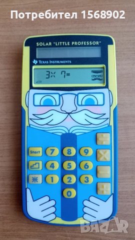 Texas Instruments Малкият професор соларен калкулатор , снимка 4 - Друга електроника - 49223686