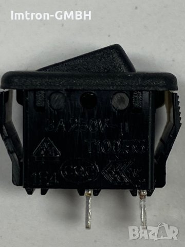  ПРЕВКЛЮЧВАТЕЛ, ROCKER; SPST; Поз.: 2  MR5-110-F5-BBWC-3 CANAL ELECTRONIC  3A/250VAC; черен;, снимка 5 - Друга електроника - 43879129