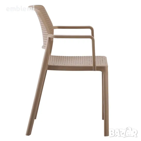 Стол COMFEE ARM градински трапезен бял черен сив капучино кафяв, снимка 10 - Столове - 47537470