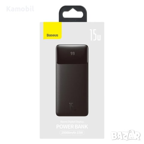 Външна батерия Baseus Bipow PD 15W 20 000mAh, снимка 4 - Външни батерии - 43411836