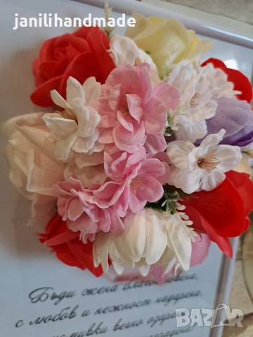 3Д рамки, цветя, 8ми март, рози, снимка 2 - Подаръци за жени - 53230088