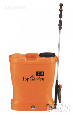 АКУМУЛАТОРНА ПРЪСКАЧКА TOP GARDEN 16 л