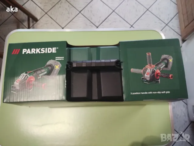 Ъглошлайф PARKSIDE® PWSA 20-Li F4, 20 V 3Г. ГАРАНЦИЯ, снимка 2 - Други инструменти - 50211007