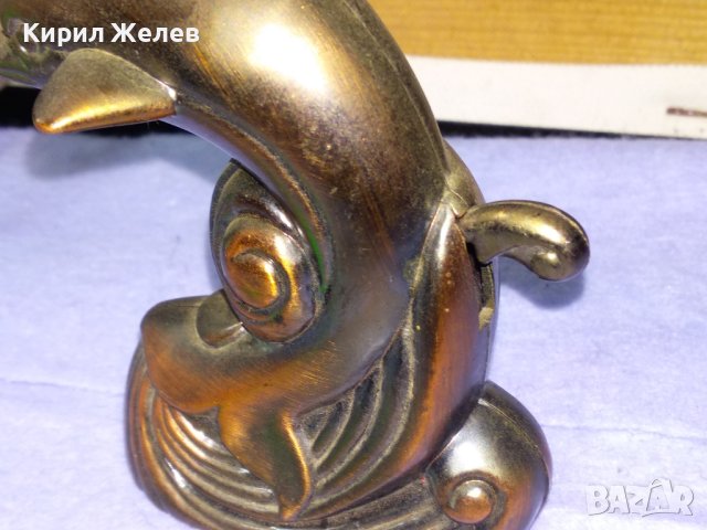 ФИГУРАЛНА ДЕКОРАТИВНА НАСТОЛНА БАКЕЛИТОВА ГАЗОВА ЗАПАЛКА - ДЕЛФИНЧЕ 41355, снимка 7 - Запалки - 43738793