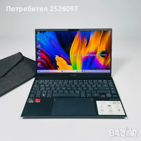 ASUS ZenBook 13 OLED/Ryzen 5 5600U 16MB/512GB NVMe/8GB LPDDR4X, снимка 1