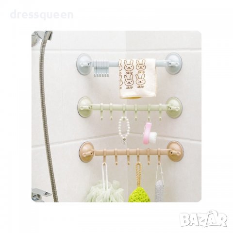 2087 Стенна закачалка с 6 бр. подвижни куки, снимка 3 - Други стоки за дома - 37364084