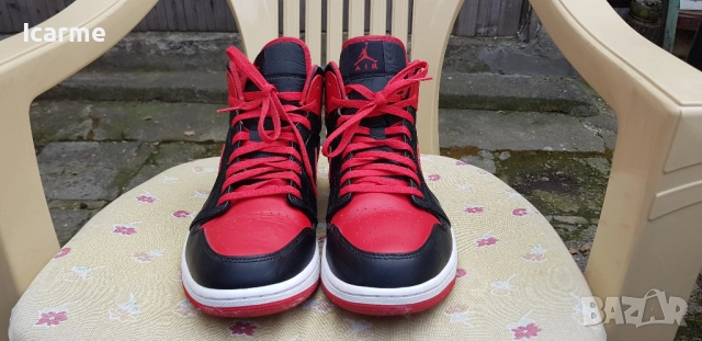 Оригинални маратонки Air Jordan 1 Mid, снимка 2 - Маратонки - 52054384
