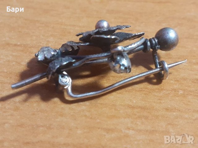 СТАРА СРЕБЪРНА БРОШКА, снимка 7 - Други - 37454096
