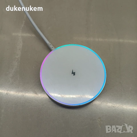 15W безжично MagSafe зарядно за iPhone и AirPods, снимка 12 - Друга електроника - 53030550