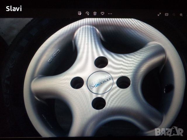 djanti s gymi 4x100 R13 5,5J ET41,gumi 175/65R13 , снимка 2 - Гуми и джанти - 38121943