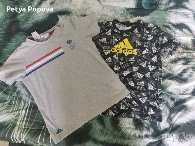 Две тениски оригинални Adidas за момче, снимка 1 - Детски тениски и потници - 40616916