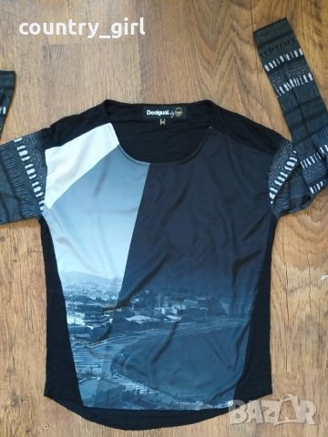 Desigual - страхотна дамска блуза , снимка 3 - Тениски - 26934170