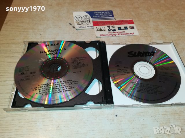 SLADE-SLAYED CD X 2-SWISS 1811211949, снимка 1 - CD дискове - 34853077