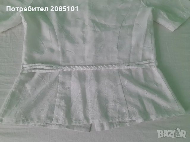 Дамски бели прозрачни ризки, снимка 11 - Ризи - 47788230