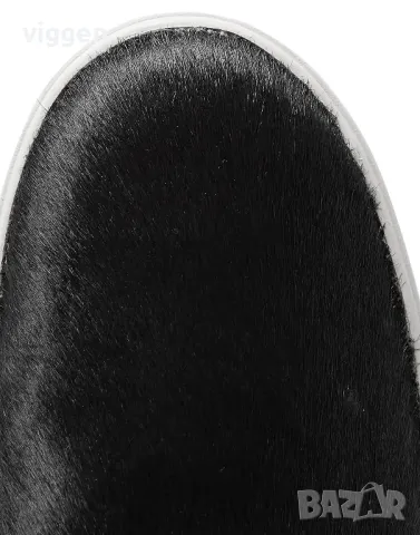 Saturdays New York City дизайнерски обувки от естествена кожа с кравешки косъм Размер 41 Черни, снимка 4 - Спортно елегантни обувки - 49670355