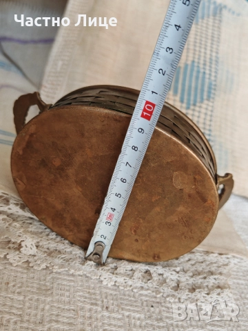 Старинен Бронзов Съд 1930те г, снимка 5 - Антикварни и старинни предмети - 51443129