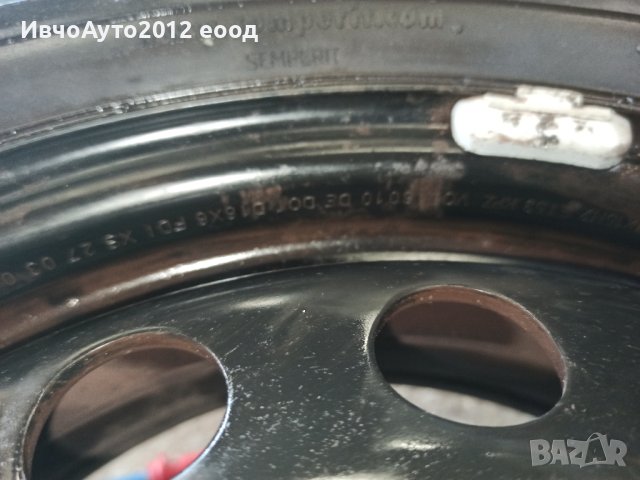 Джанти метални 16 vw Sharan , снимка 6 - Гуми и джанти - 43638429
