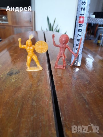 Стари фигурки Индианци, снимка 4 - Колекции - 35650369