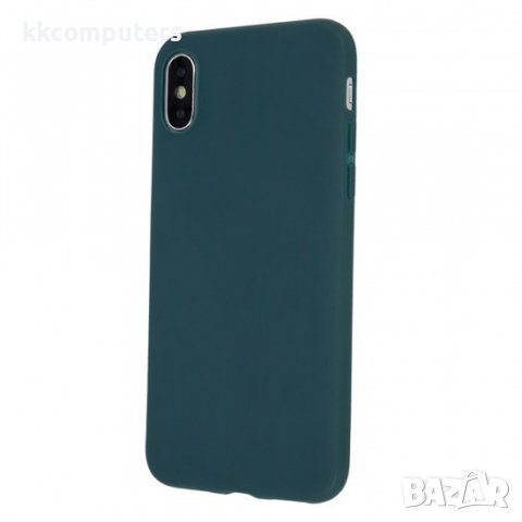 Силиконов кейс iPaky матиран, За iPhone 11 Pro Max (6.5), Масленозелен, снимка 1 - Калъфи, кейсове - 37818537