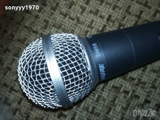 shure sm58-profi mic 0204212031, снимка 2 - Микрофони - 32402327