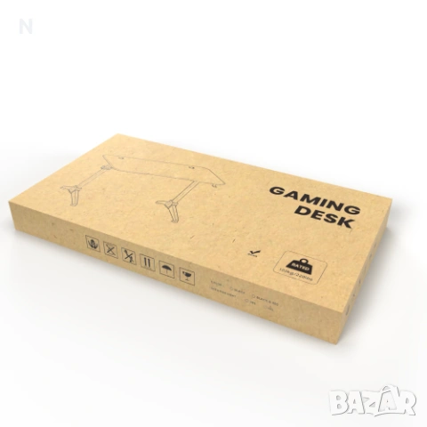 Геймърско бюро черно / червено Чисто Ново-150 €, снимка 2 - Геймърски - 53167172