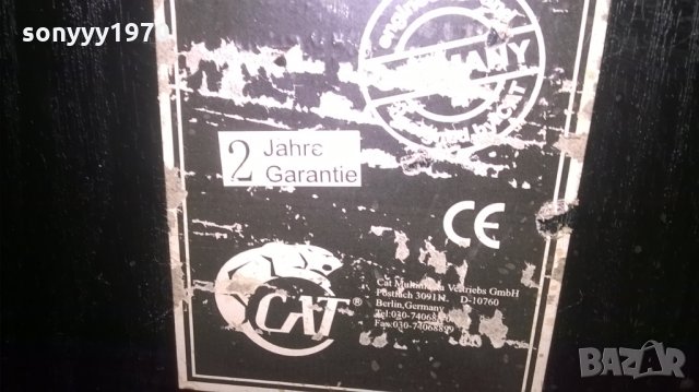 CAT BERLIN GERMANY-2БР ТОНКОЛОНИ-ВНОС ШВЕИЦАРИЯ, снимка 15 - Тонколони - 27596926