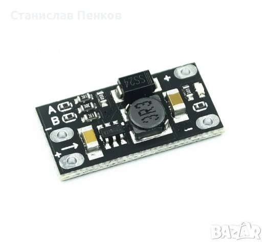  Мини DC-DC усилващ стъпков преобразувател 3V 3.2V 3.3V 3.7V 5V 9V до 12V регулатор на напрежение., снимка 2 - Друга електроника - 43815897