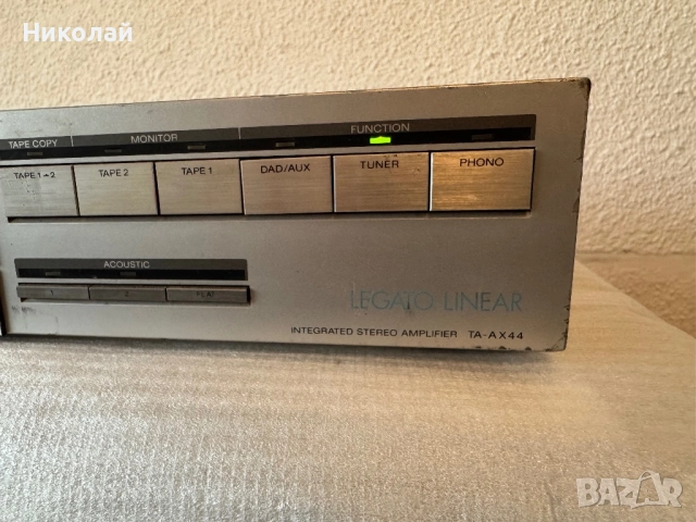 SONY TA-AX44 СТЕРЕО УСИЛВАТЕЛ, снимка 5 - Ресийвъри, усилватели, смесителни пултове - 51502025