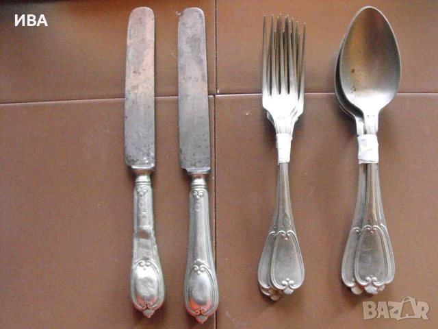 Прибори хранене на AWS WELLNER. Алпака, края на ХIX в.