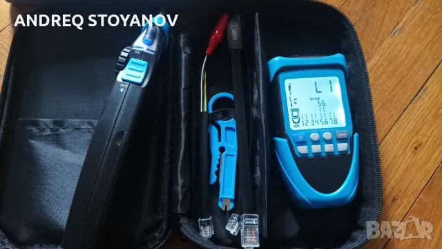 НОВ тестер за мрежови кабели ET612 ET613, BSIDE FWT11 Ръчен RJ11 RJ45, Ethernet LAN интернет, снимка 3 - Други инструменти - 47772796