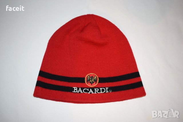 Bacardi - Страхотна 100% ориг. зимна шапка / Бакарди , снимка 2 - Шапки - 43930308
