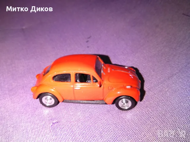 Lucky Die Cast 1967 Volkswagen Beetle IOB Welly колекционерска количка, снимка 3 - Колекции - 50256898